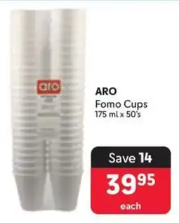Makro ARO Fomo Cups offer