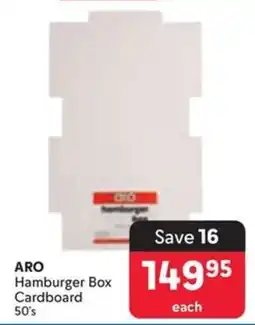 Makro ARO Hamburger Box Cardboard offer