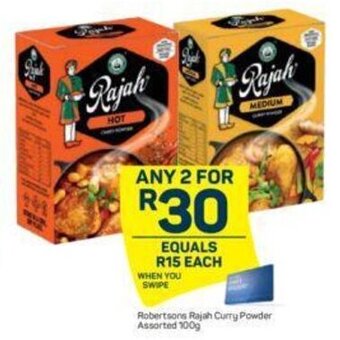 Robertsons Rajah Curry Powder Asstd 100g