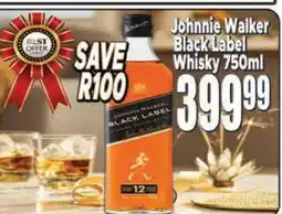 Supa Store Johnnie Walker Black Label Whisky 750ml offer