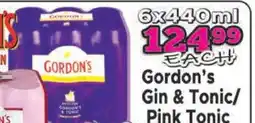 Supa Store Gordon's Gin & Tonic/Pink Tonic offer
