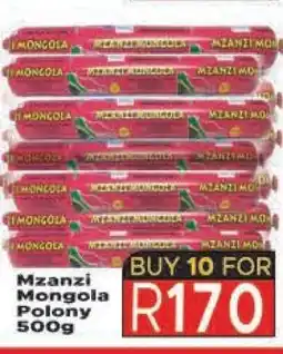 Supa Store Mzansi Mongola Polony 500g offer