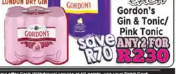 Supa Store Gordon's Gin & Tonic/Pink Tonic offer