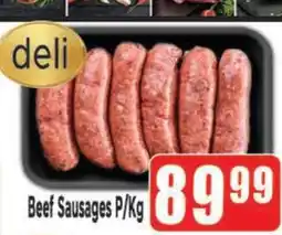 Supa Store Beef Sausages offer