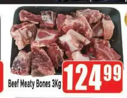 Supa Store Beef Meaty Bones 3Kg offer