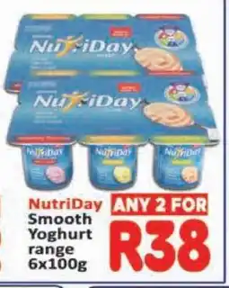 Supa Store NutriDay Smooth Yoghurt range offer