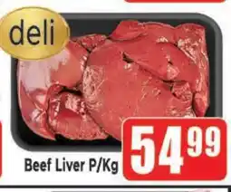 Supa Store Beef Liver P/Kg offer