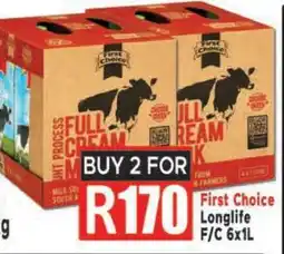 Supa Store First Choice Longlife F/C 6x1L offer