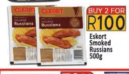 Supa Store Eskort Smoked Russians 500g offer