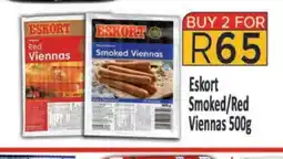 Supa Store Eskort Smoked/Red Viennas 500g offer