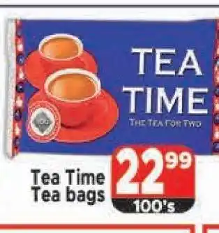 Supa Store Tea Time tea bags offer