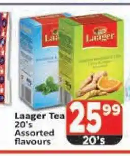 Supa Store Laager Tea 20's Assorted flavours offer