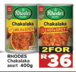 Supa Store RHODES Chakalaka assrt 400g offer