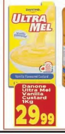 Supa Store Danone Ultra Mel Vanilla Custard 1Kg offer