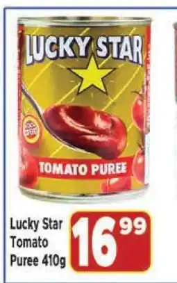 Supa Store Lucky Star Tomato Puree 410g offer