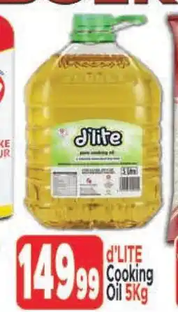 Supa Store d'LITE Cooking Oil 5Kg offer