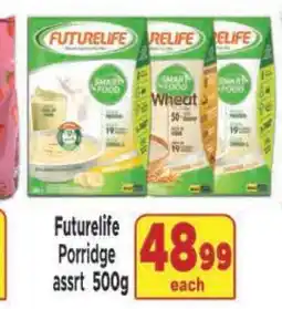 Supa Store Futurelife Porridge assrt 500g offer
