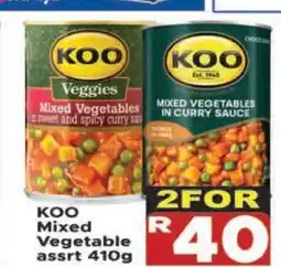Supa Store KOO Mixed Vegetable assrt 410g offer
