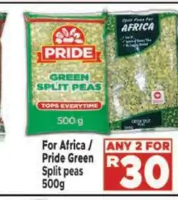 Supa Store For Africa/Pride Green Split Peas offer