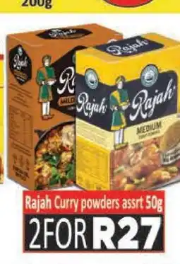 Supa Store Rajah Curry powders assrt 50g offer