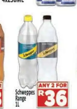 Supa Store Schweppes Range 1L offer
