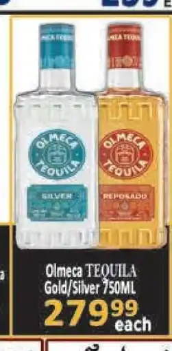 Supa Store Olmeca TEQUILA Gold/Silver 750ML offer
