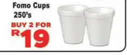 Supa Store Fomo Cups 250's offer