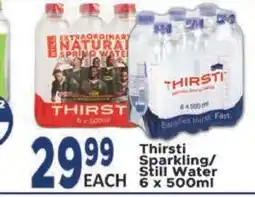 Supa Store THIRSTI SPARKLING/STILL WATER offer