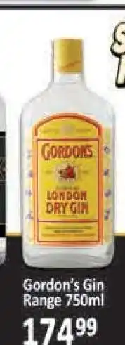 Supa Store Gordon's Gin Range 750ml offer
