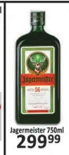 Supa Store Jagermeister 750ml offer
