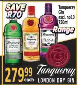 Supa Store Tanqueray Gin offer