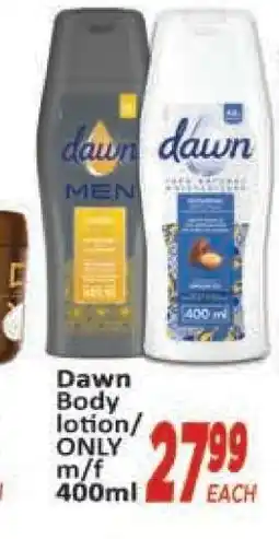 Supa Store Dawn Body Lotion offer