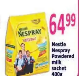 Supa Store Nestle Nespray Powdered milk sachet 400g offer
