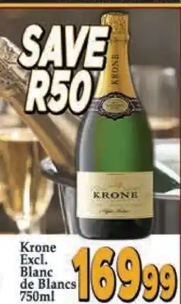 Supa Store Krone Excl. Blanc de Blancs 750ml offer