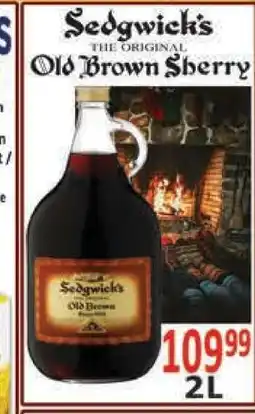 Supa Store Sedgwick's Old Brown Sherry offer