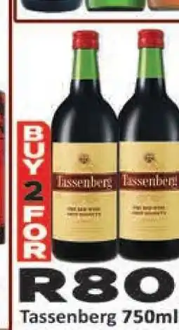 Supa Store Tassenberg 750ml offer
