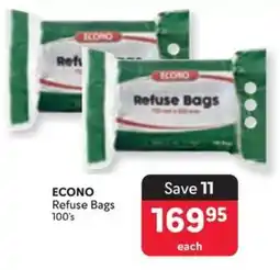 Makro ECONO Refuse Bags offer