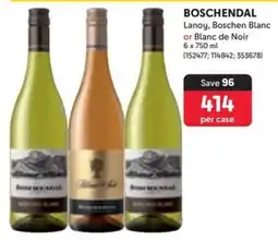 Makro BOSCHENDAL Lanoy, Boschen Blanc or Blanc de Noir offer
