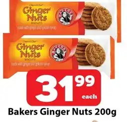 Check Save Bakers Ginger Nuts offer