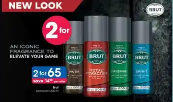 Clicks Brut Deodorant 200ml offer