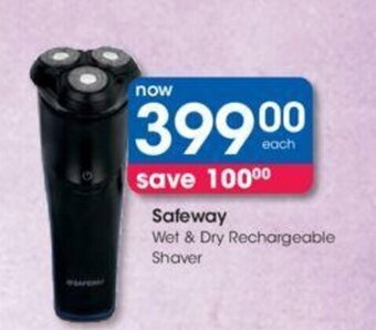 Safeway Wet & Dry Rechargeable Shaver