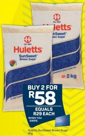 Pick n Pay Huletts SunSweet Brown Sugar 2kg offer