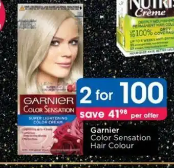 Clicks Garnier Color Sensation Hair Colour offer