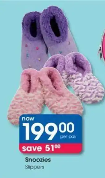Clicks Snoozies Slippers offer