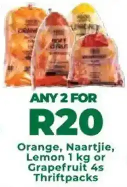 Food Lover's Market Orange, Naartjie, Lemon or Grapefruit Thriftpacks offer