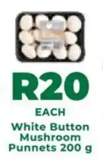 Food Lover's Market White Button Mushroom Punnets offer