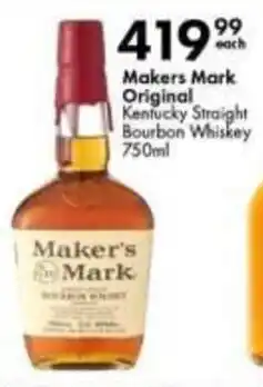 Liquor City Makers Mark Original Kentucky Straight Bourbon Whiskey offer