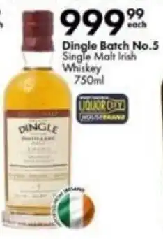 Liquor City Dingle Batch No.5 Single Malt Irish Whiskey offer