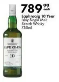 Laphroaig 10 Year Islay Single Malt Scotch Whisky