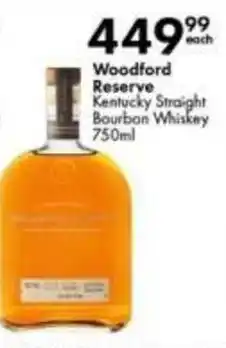 Liquor City Woodford Reserve Kentucky Straight Bourbon Whiskey offer